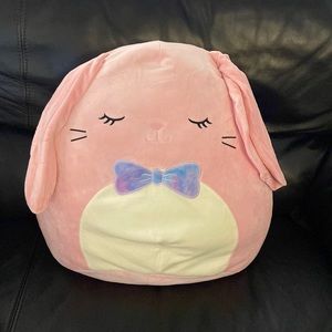 Squishmallow 16" Bop the Pink Easter Bunny Plush